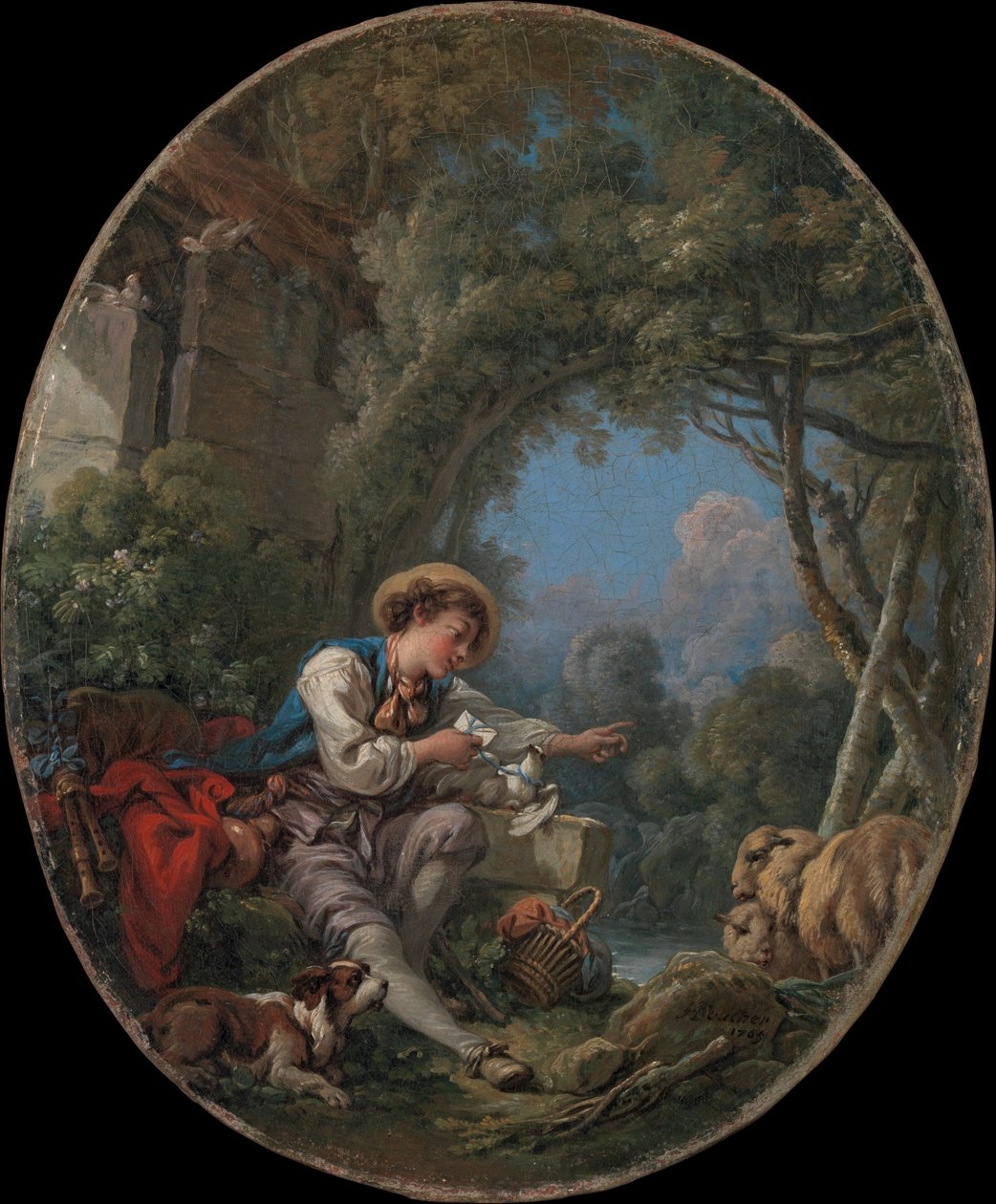Budbärarens utskick av François Boucher