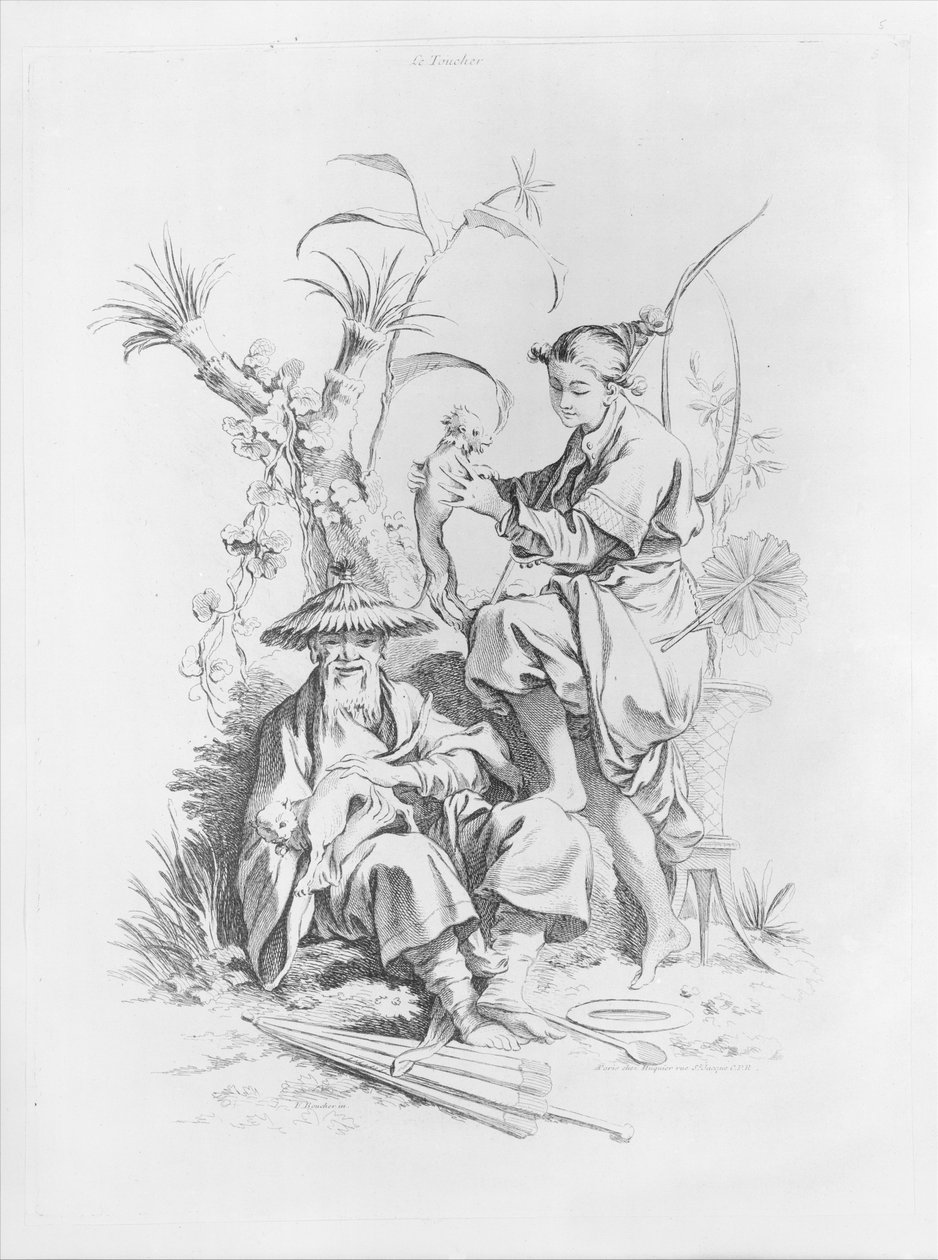 De fem sinnena av François Boucher