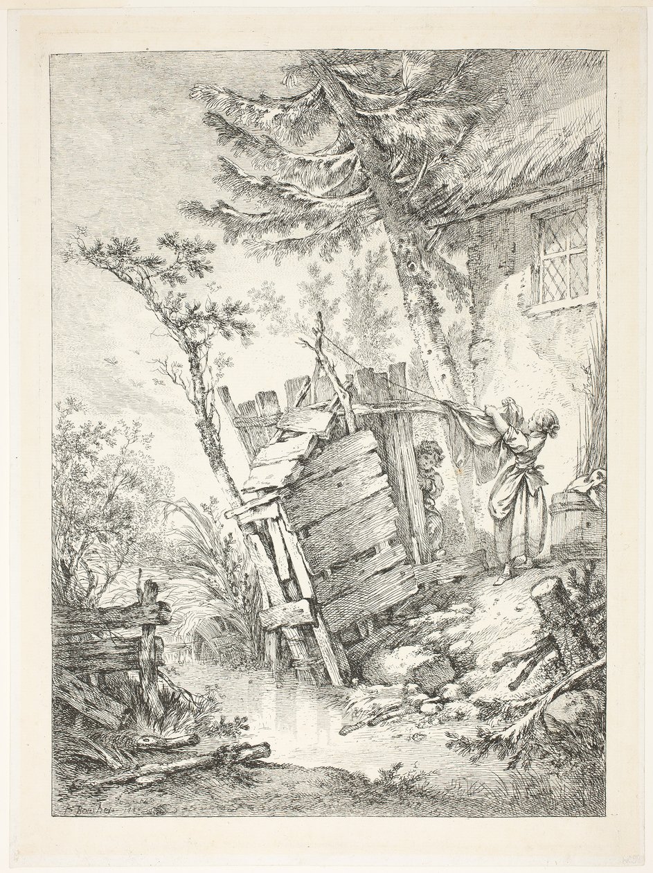 Tvätterskan av François Boucher