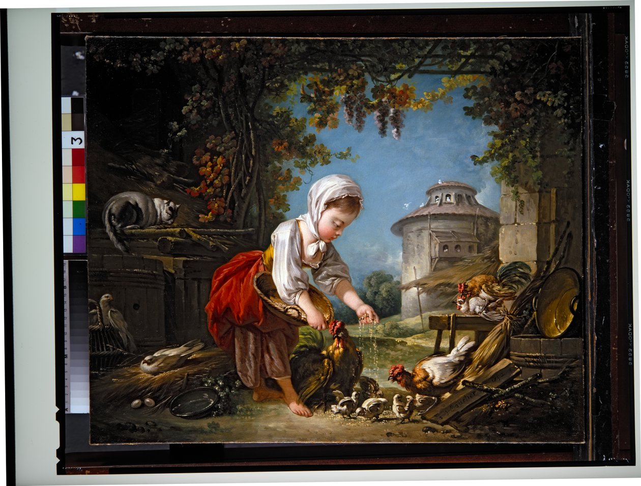 Den lilla bondflickan av François Boucher