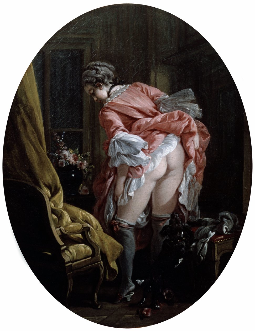 Den upphöjda kjolen av François Boucher