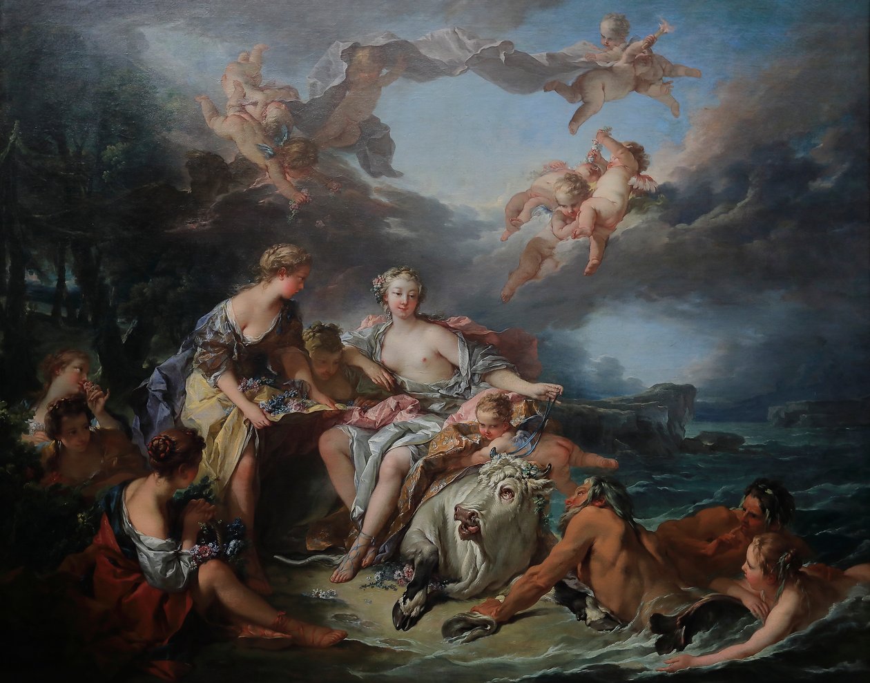 Europas våldtäkt av François Boucher