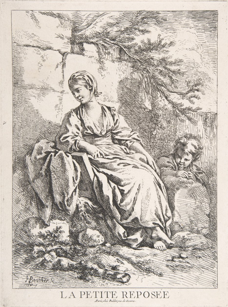 Den vilande flickan av François Boucher