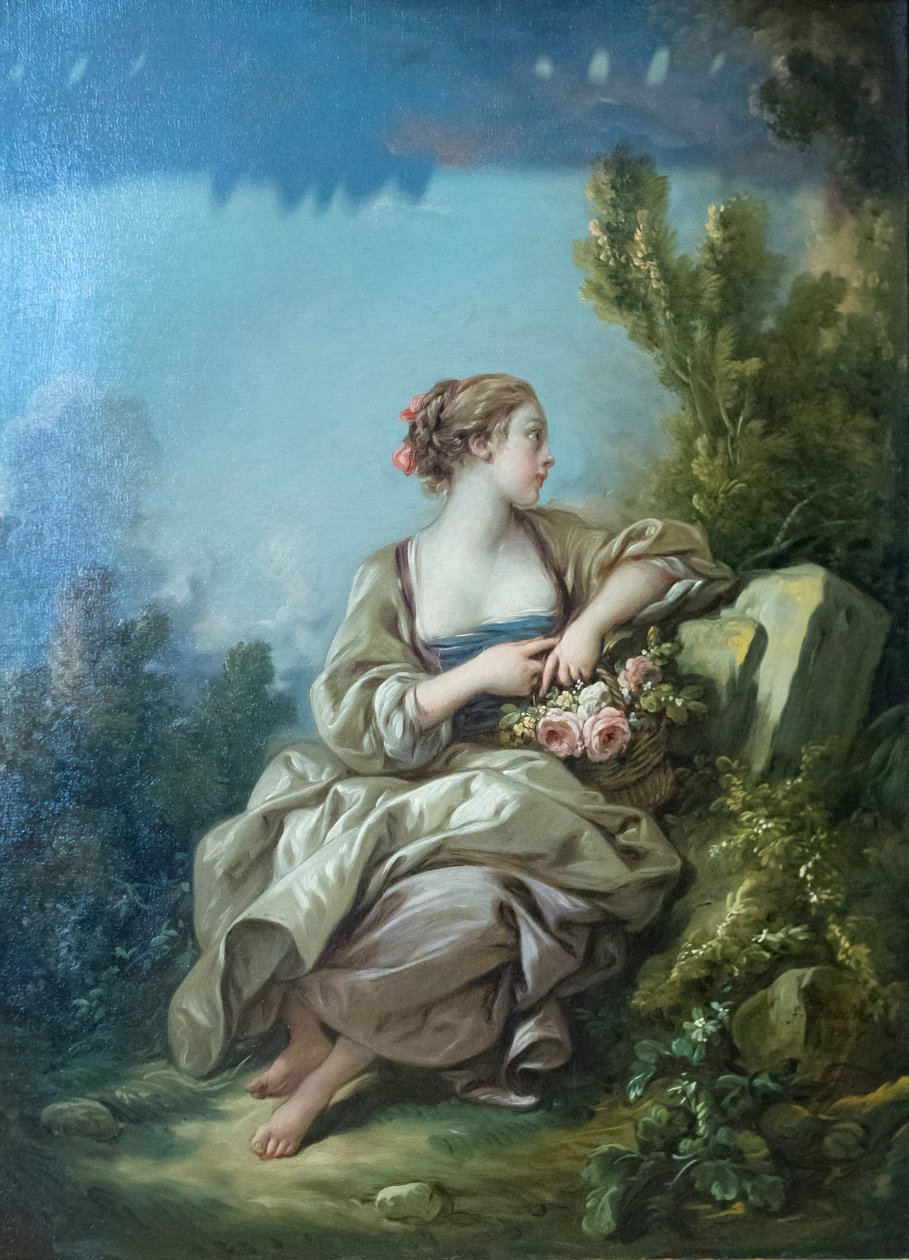 Den lilla trädgårdsmästaren av François Boucher