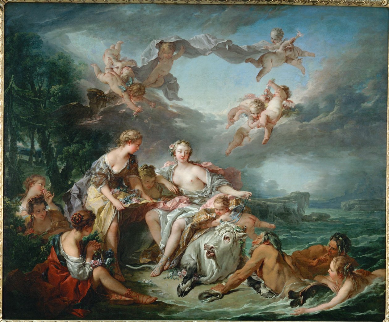 Våldtäkten av Europa ... av François Boucher