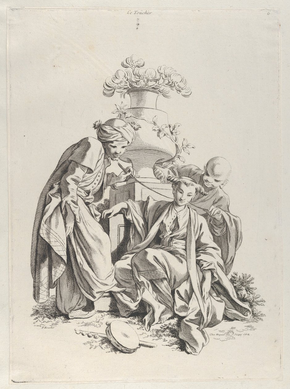 Beröring, ur ”De fem sinnena” av François Boucher