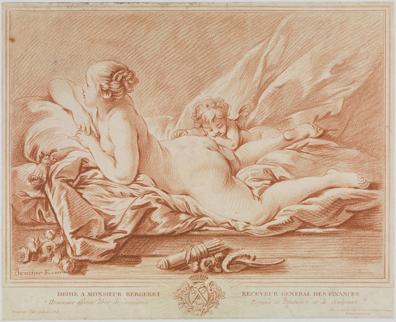 Venus och Amor av François Boucher