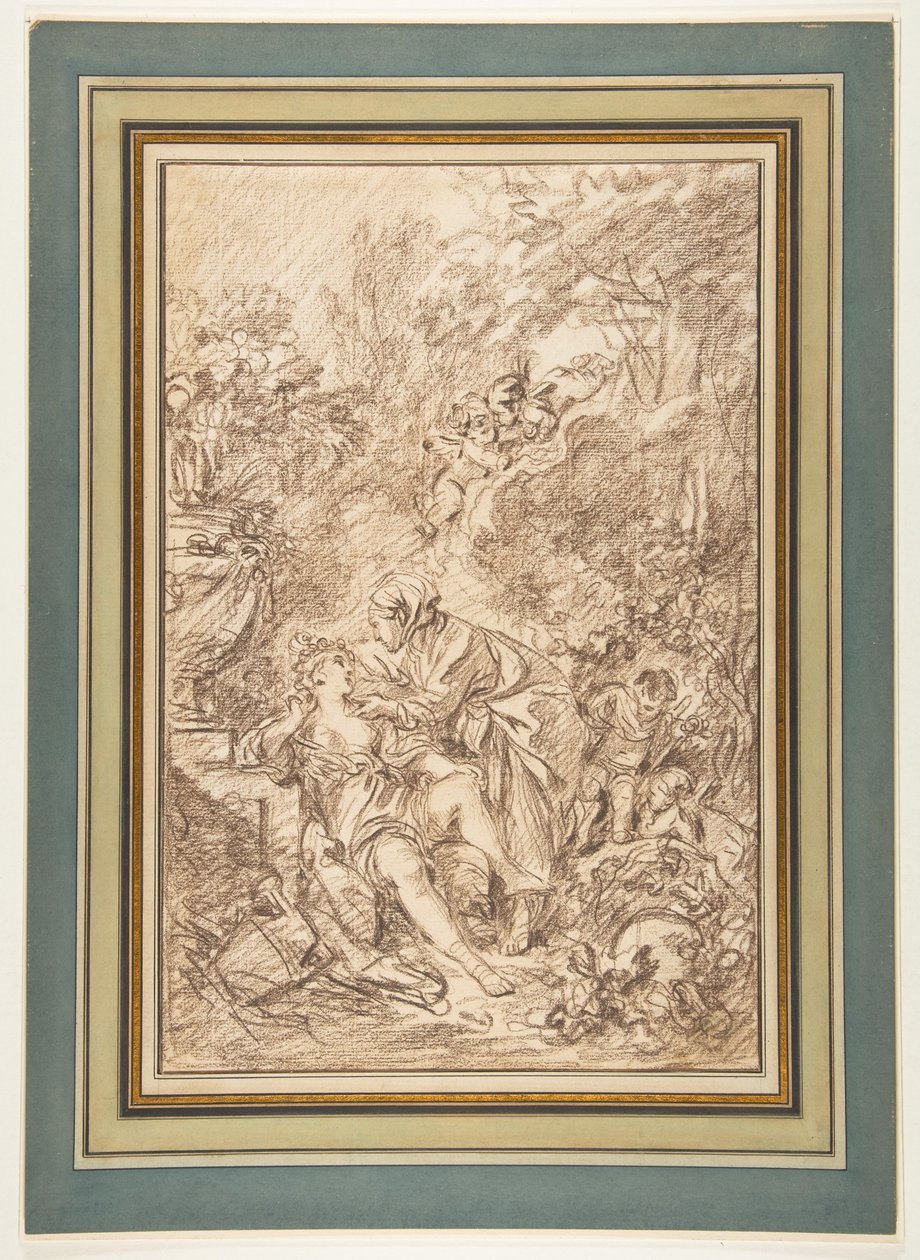 Vertumnus och Pomona av François Boucher