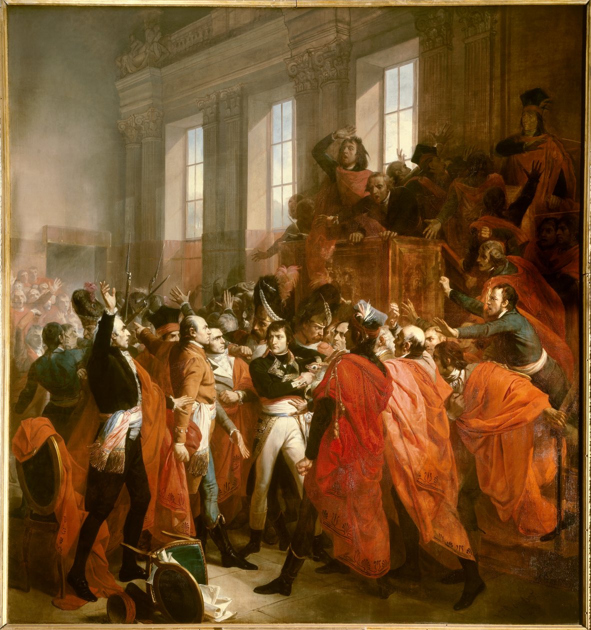 Bonaparte och de femhundras råd vid St. Cloud av Francois Bouchot