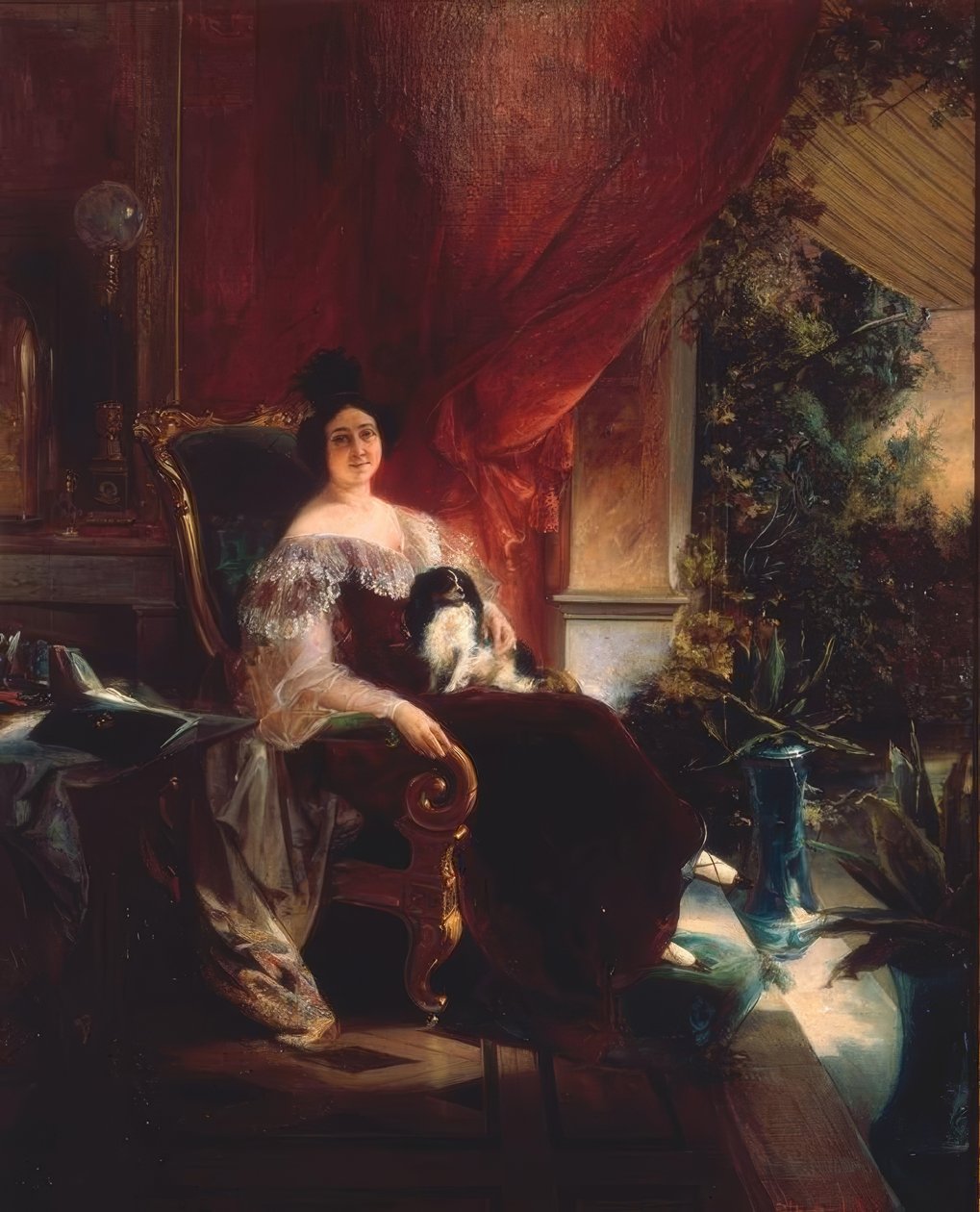 Madame de Gama-Yxa av Francois Bouchot