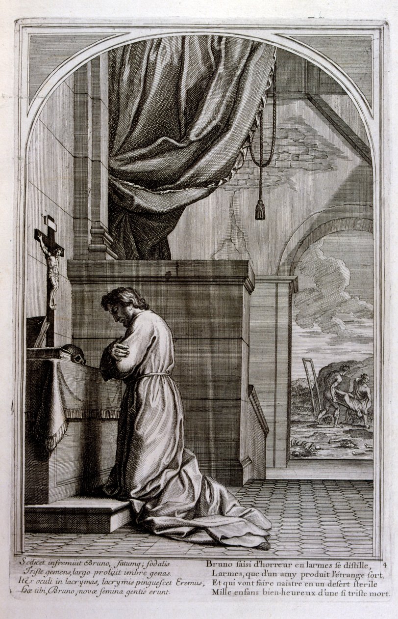 Gravyr av Francois Chauveau 1680 