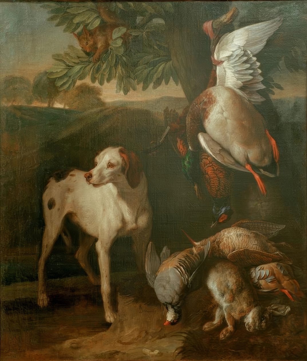 Hund och vilt av Francois Desportes