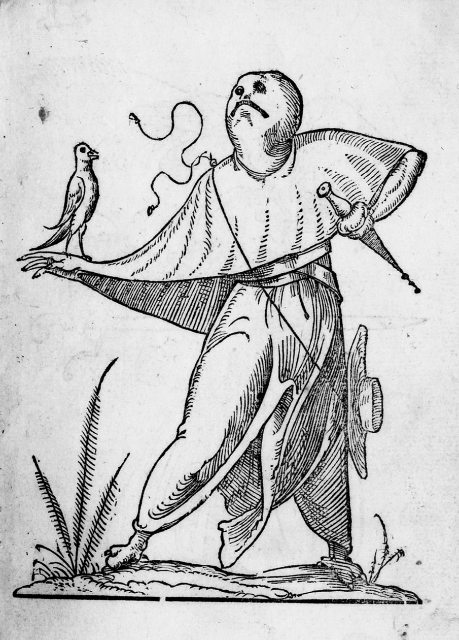 Illustration från "The Humorous Dreams of Pantagruel" av Francois Desprez, publicerad 1565 av Francois Desprez