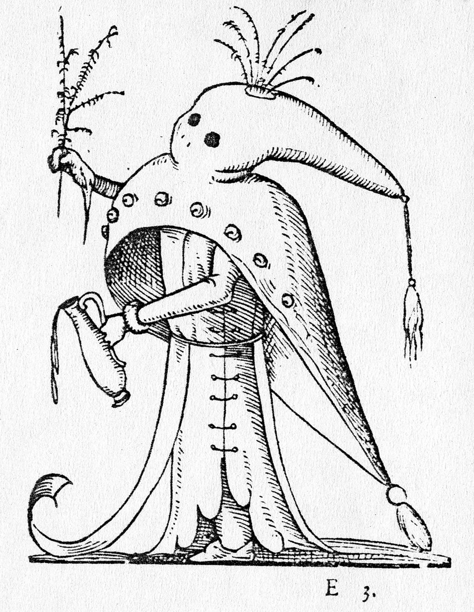 Illustration från "The Humorous Dreams of Pantagruel" av Francois Desprez, publicerad 1565 av Francois Desprez