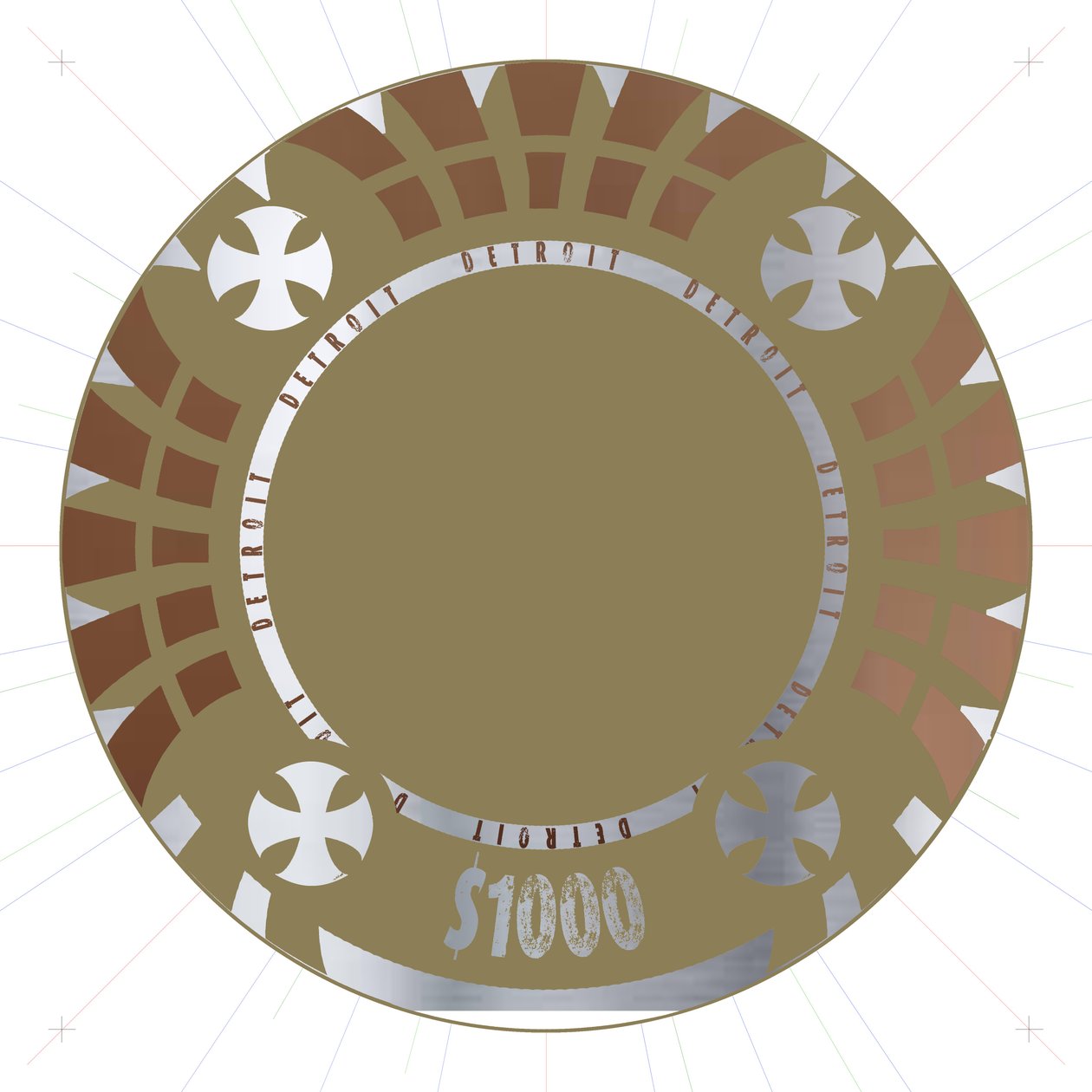 PokerChip, 2015, digitalt av Francois Domain