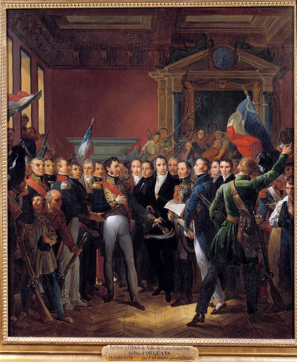 Avsnitt av revolutionen 1830, dagen i juli: generallöjtnanten för Louis-Philippe d