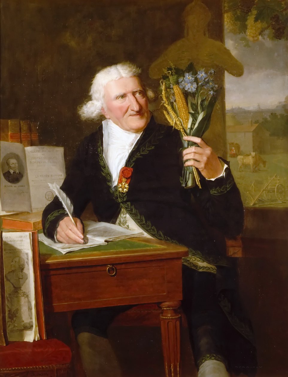 Porträtt av Antoine-Augustin Parmentier 1737-1813 av Francois Dumont