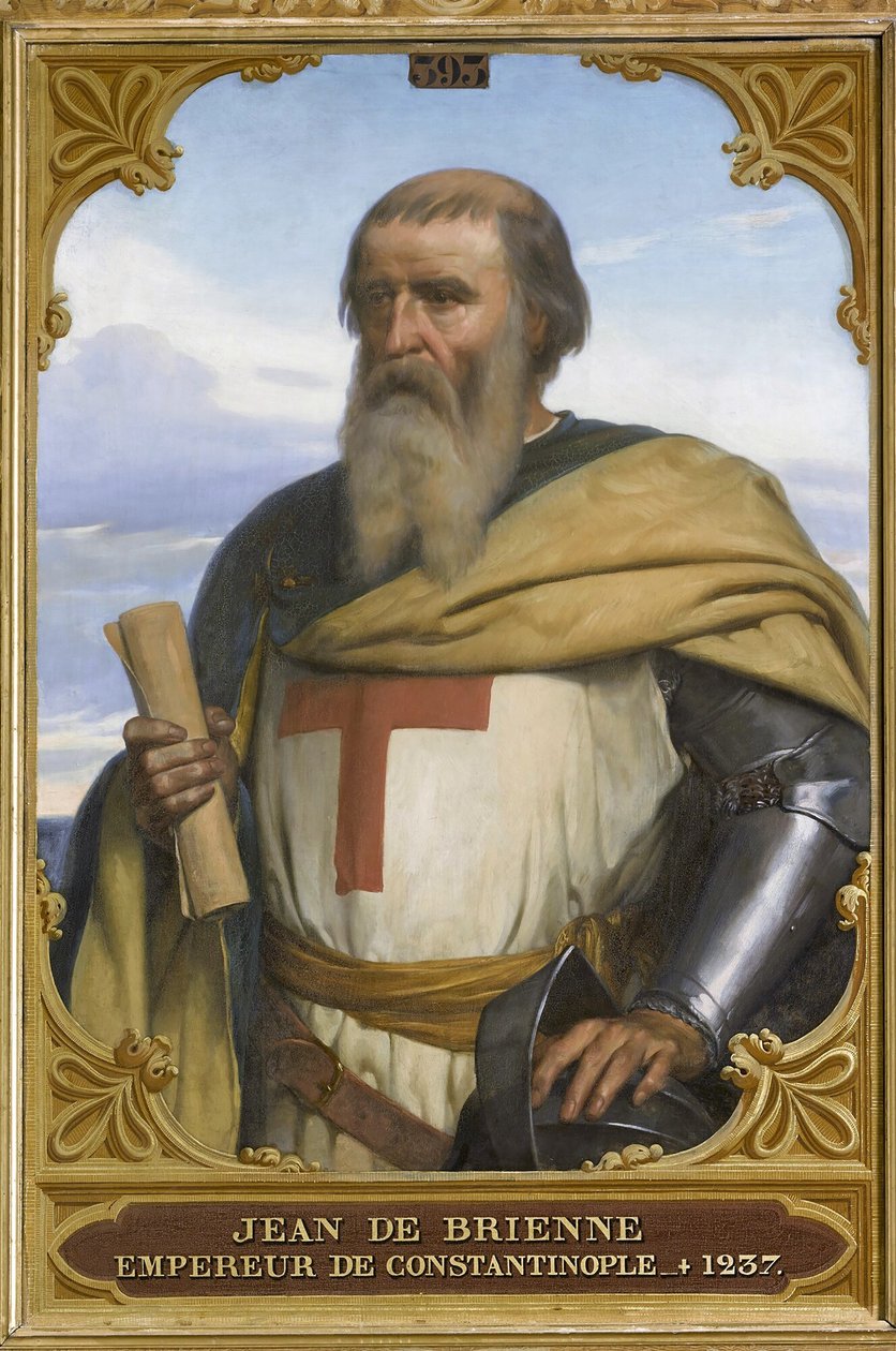 Johannes av Brienne, kung av Jerusalem, 1845. av Francois Edouard Picot
