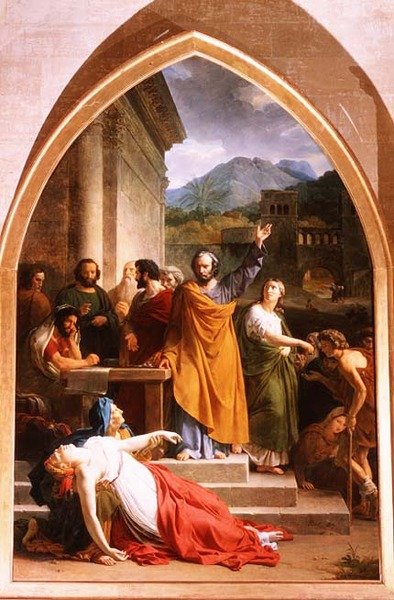 Safiras död av Francois Edouard Picot