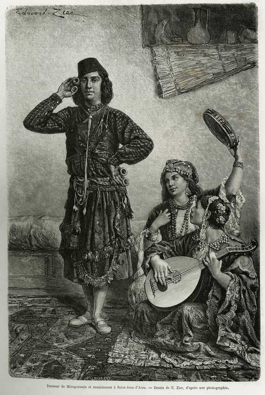 Mesopotamiens dansare och musiker, i Saint Jean d