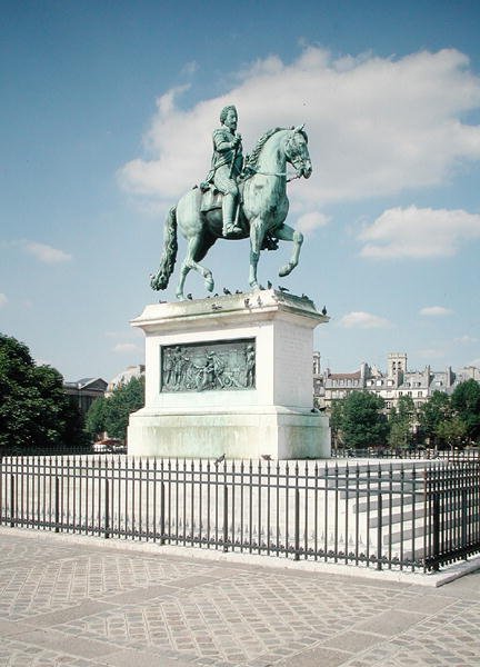 Ryttarstaty av Henri IV (1553-1610) 1818 (brons) av Francois Frederic Lemot