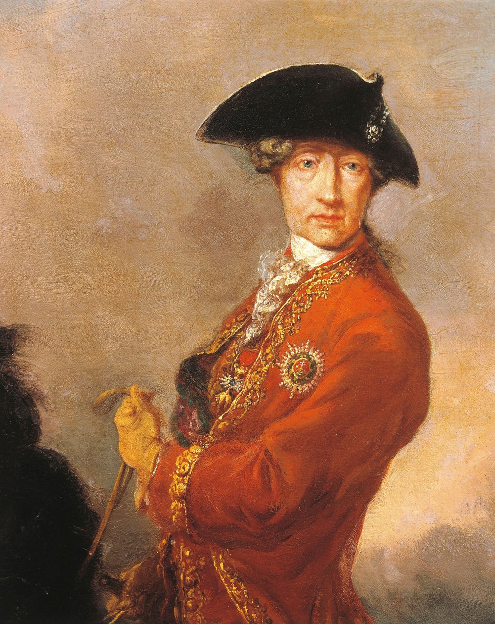 Porträtt av Prins Wenzel Anton Furst Kaunitz-Rietberg (olja på duk) av Francois Giuseppe Casanova