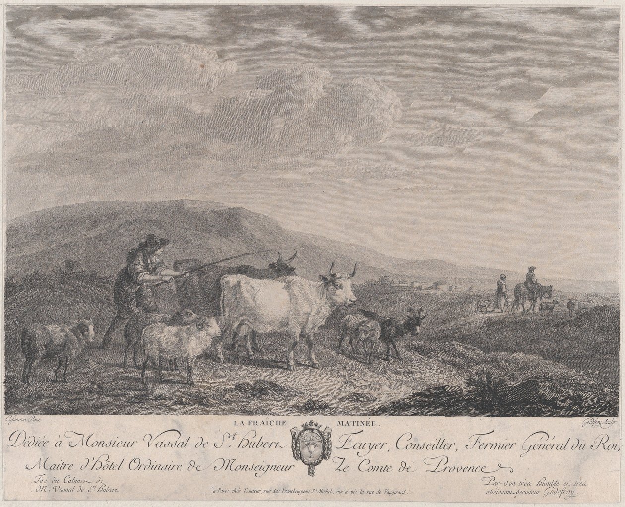 The Fresh Morning, sent 1700-tal, tidigt 1800-tal. av Francois Godefroy