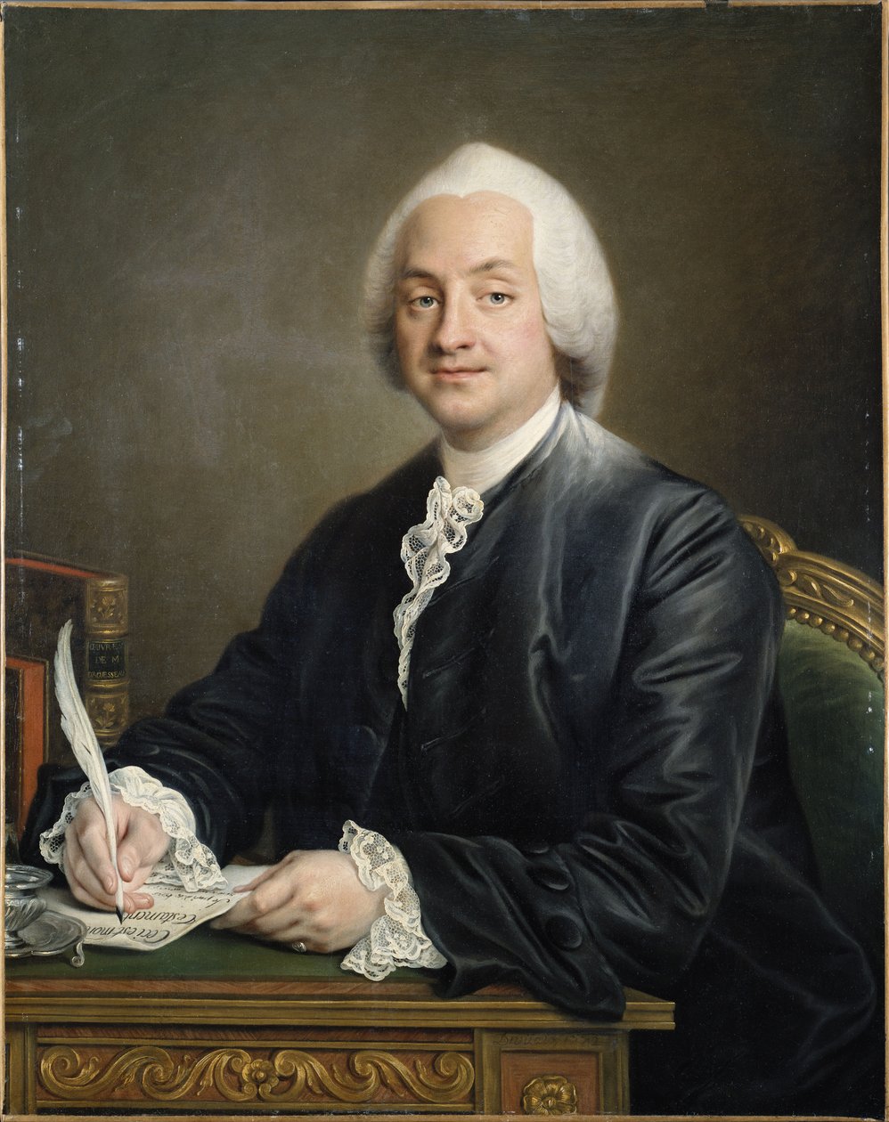 Porträtt av Denis Paul Le Pot de la Fontaine. 1772 av Francois Hubert Drouais