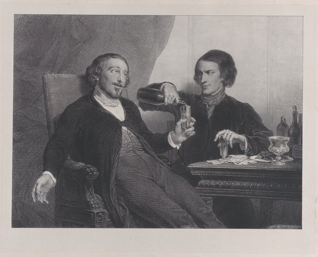 Vinet, 1840. av Francois Joseph Aime de Lemud