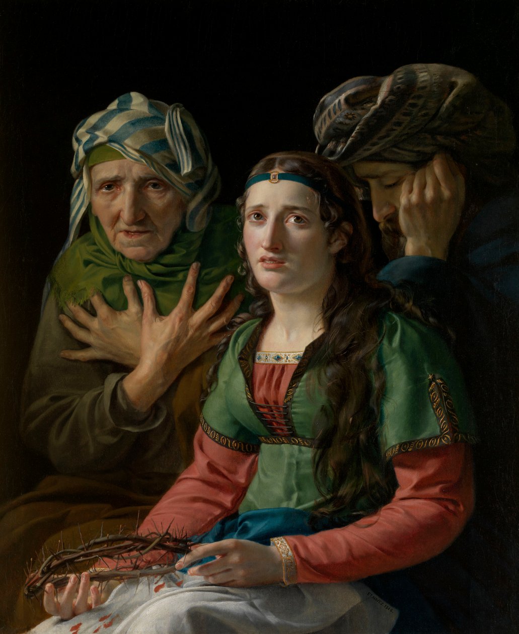 Sankt Veronica av Binasco av Francois Joseph Navez