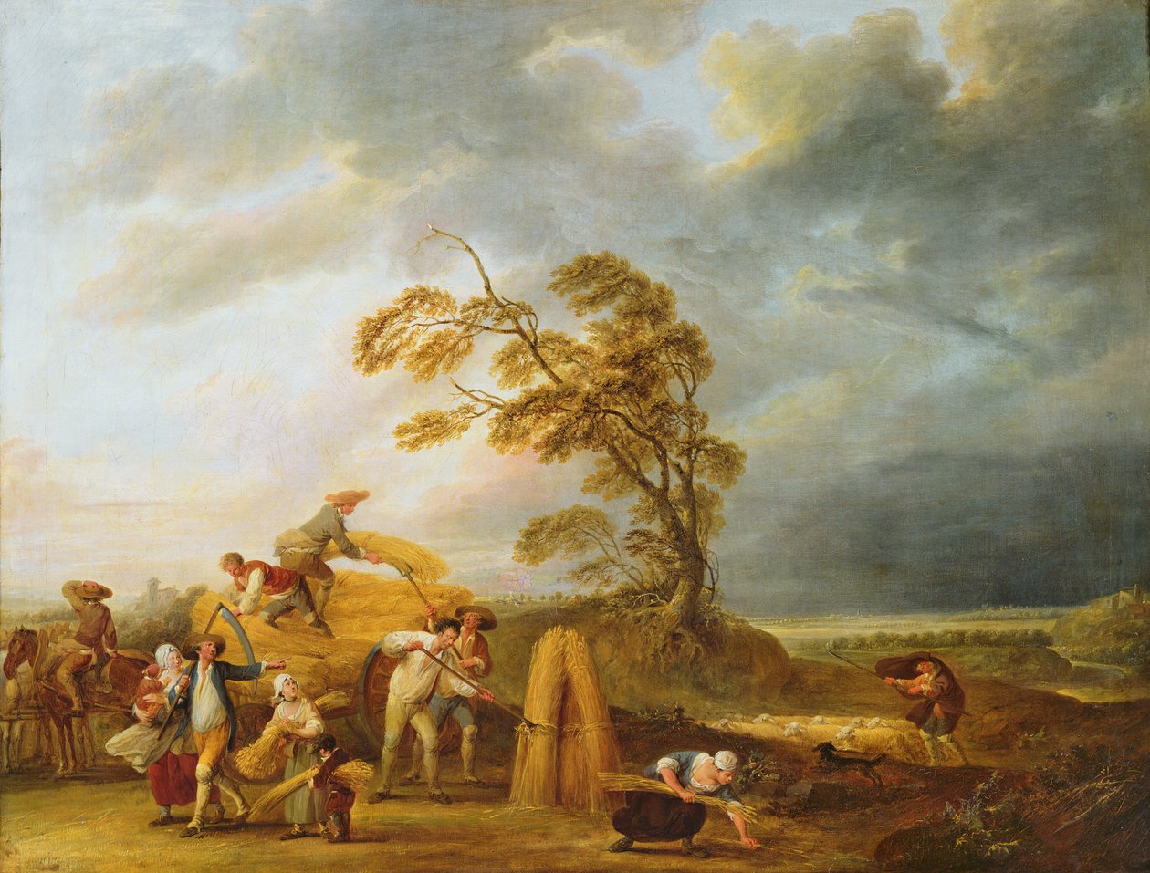 Dagens fyra timmar: Vesper, 1771 av Francois Louis Joseph Watteau