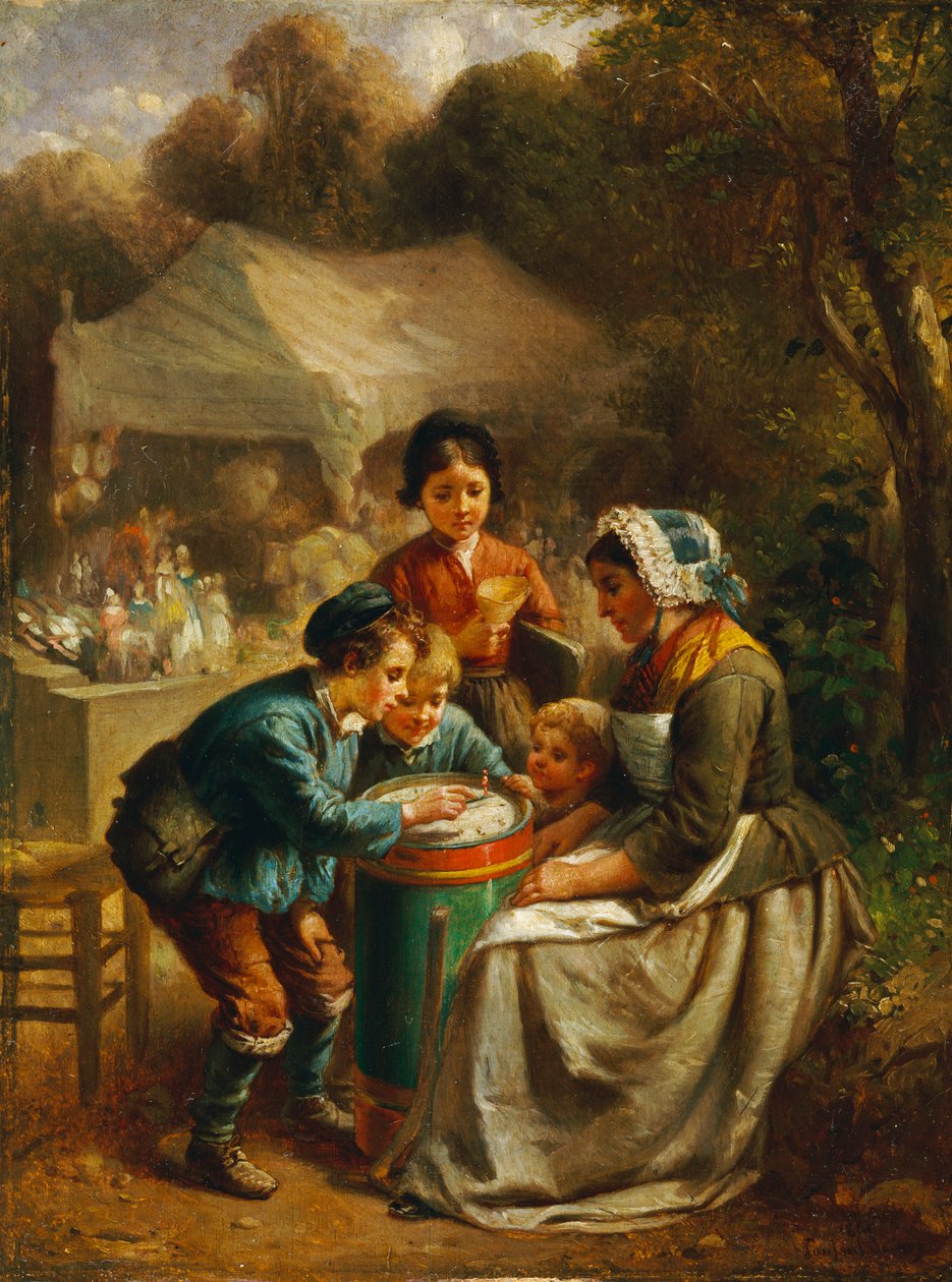Leksakssäljaren, 1860 av Francois Louis Lanfant de Metz