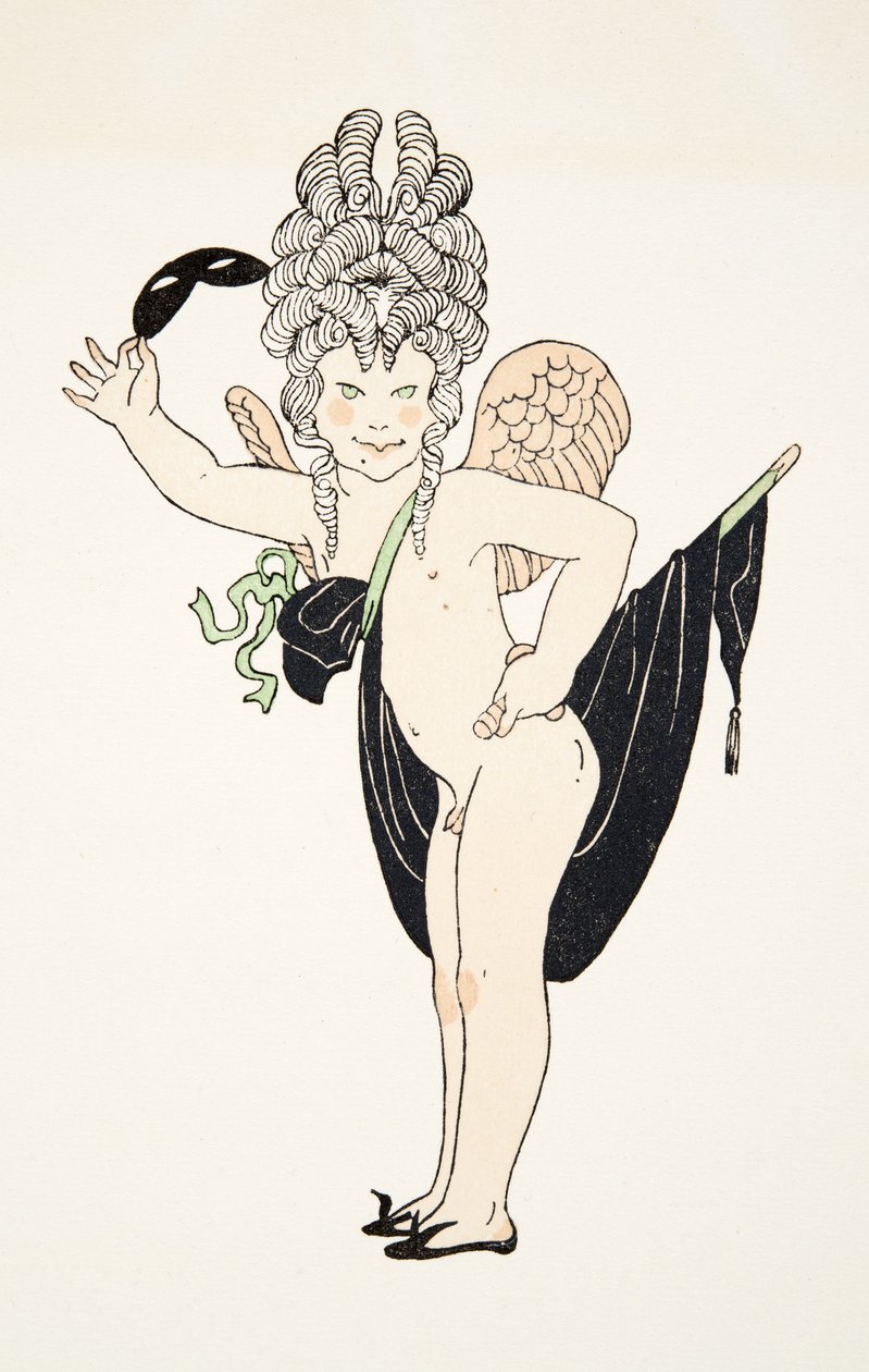 Personages de Comedie、pub の天使。 1922年（ポチョワールプリント）スウェーデン語 av Francois Louis Schmied