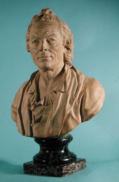 Byst av Christoph Willibald Gluck (1714-87) (gips) av Francois Martin