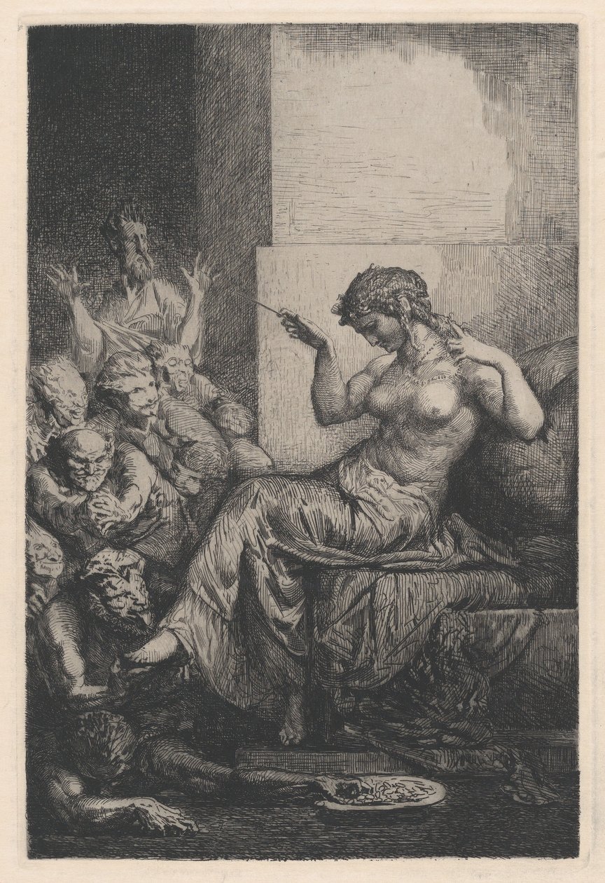 Allegorie, 1800-talet. av Francois Nicolas Chifflart