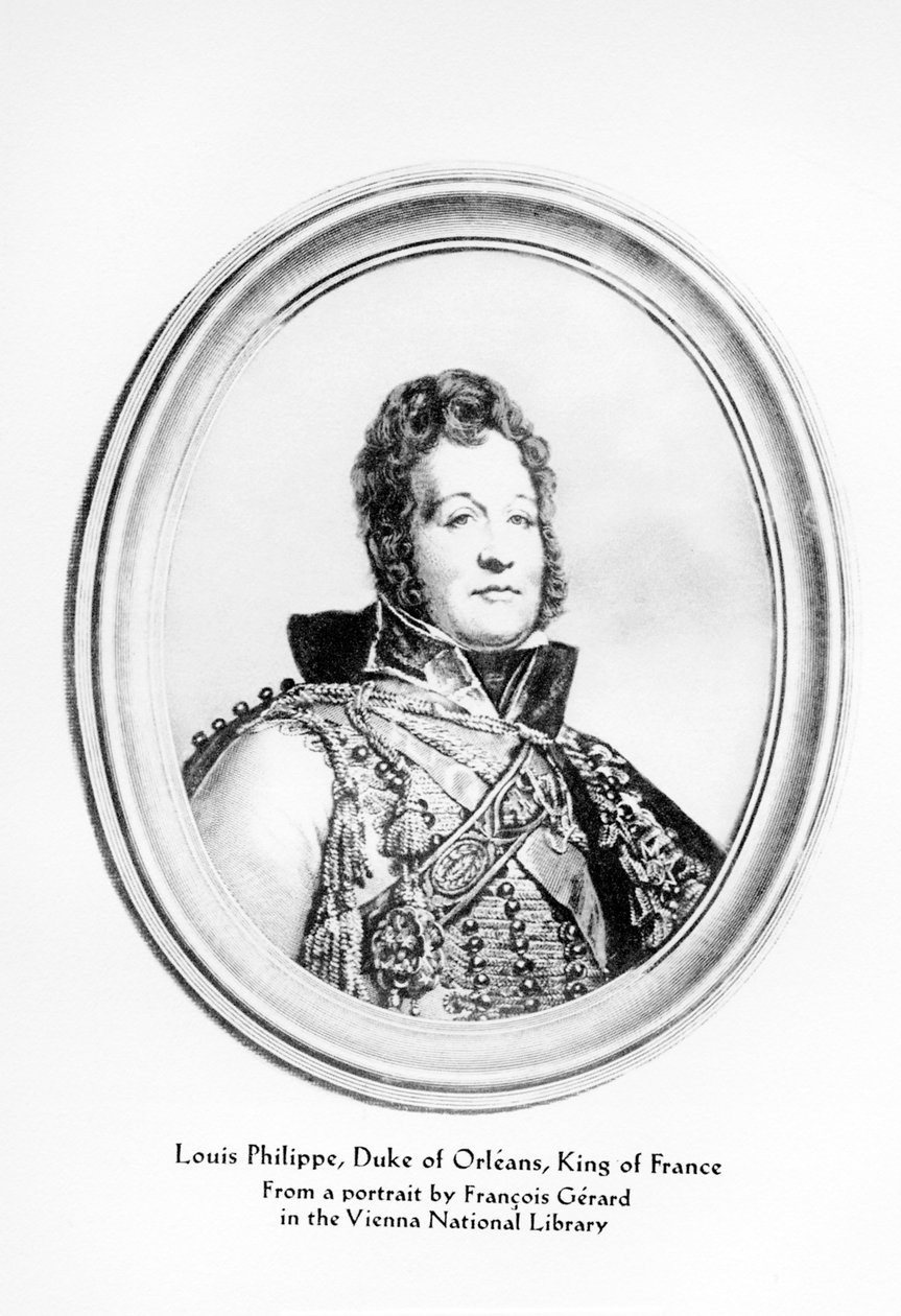 kung Louis Philippe av Frankrike av Francois Pascal Simon (after) Gerard