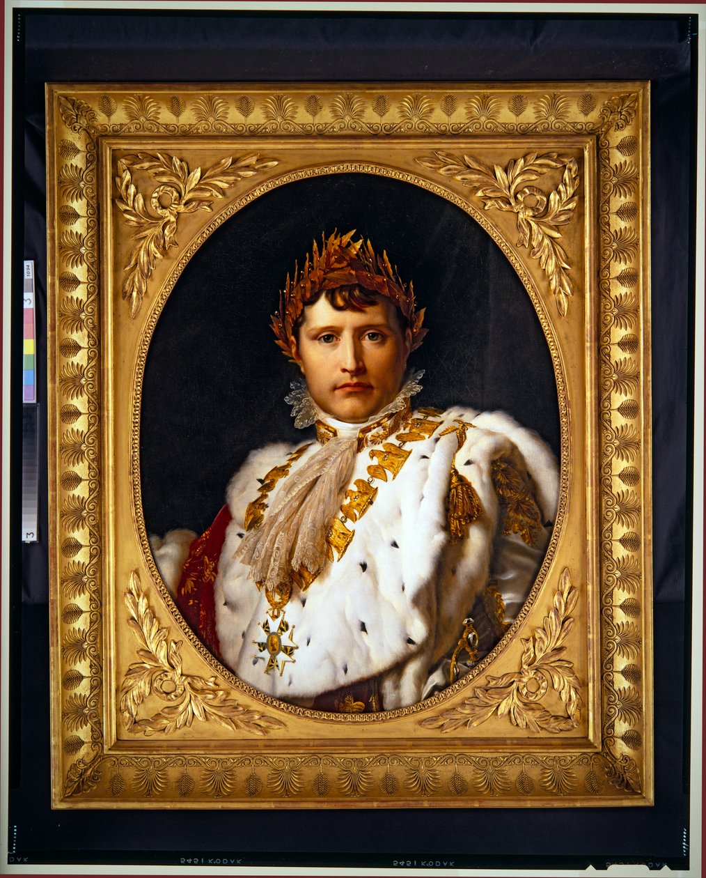 Porträtt av Napoleon, odaterad (olja på duk, oval) av Francois Pascal Simon Baron Gerard