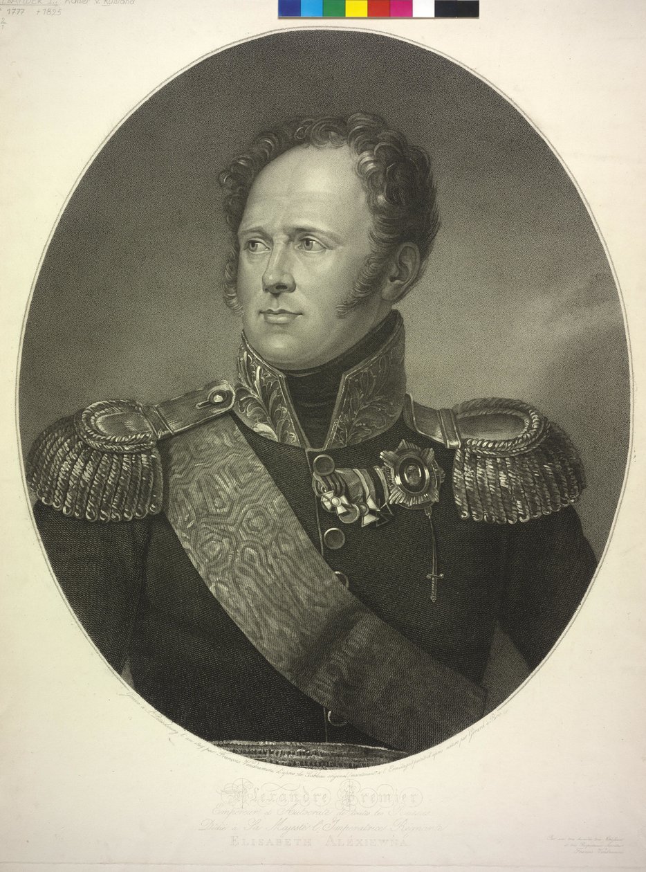 Kejsare av Ryssland Alexander I av Francois Pascal Simon Baron Gerard