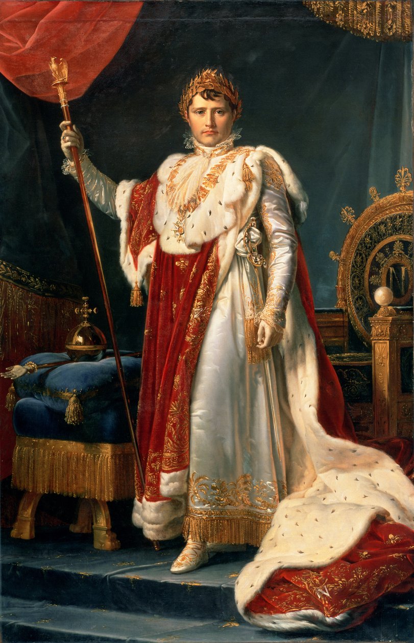 Napoleon Bonaparte (1769-1821) (olja på duk) av Baron François Pascal Simon Gérard