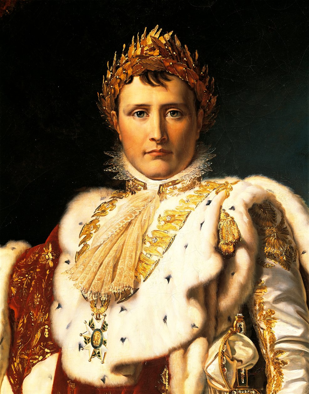 Napoleon Bonaparte i kejsarens dräkter, av Francois Baron Gerard (1770-1837) ca 1805 av Baron François Pascal Simon Gérard