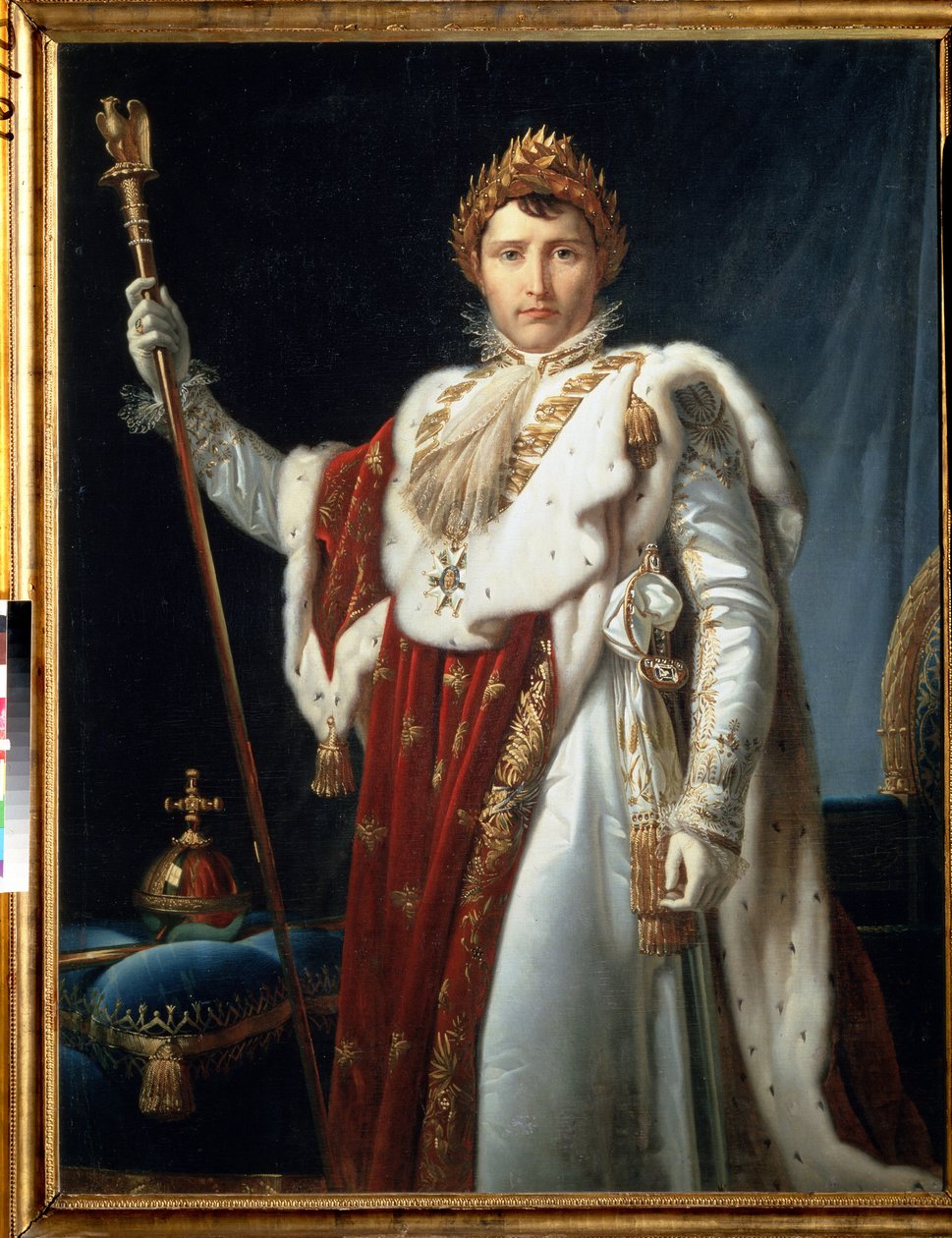 Napoleon i kröningsdräkt, ca 1805-10 (olja på duk) av Baron François Pascal Simon Gérard