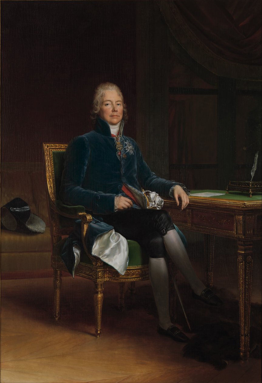 Porträtt av Charles-Maurice de Talleyrand-Perigord av Baron François Pascal Simon Gérard