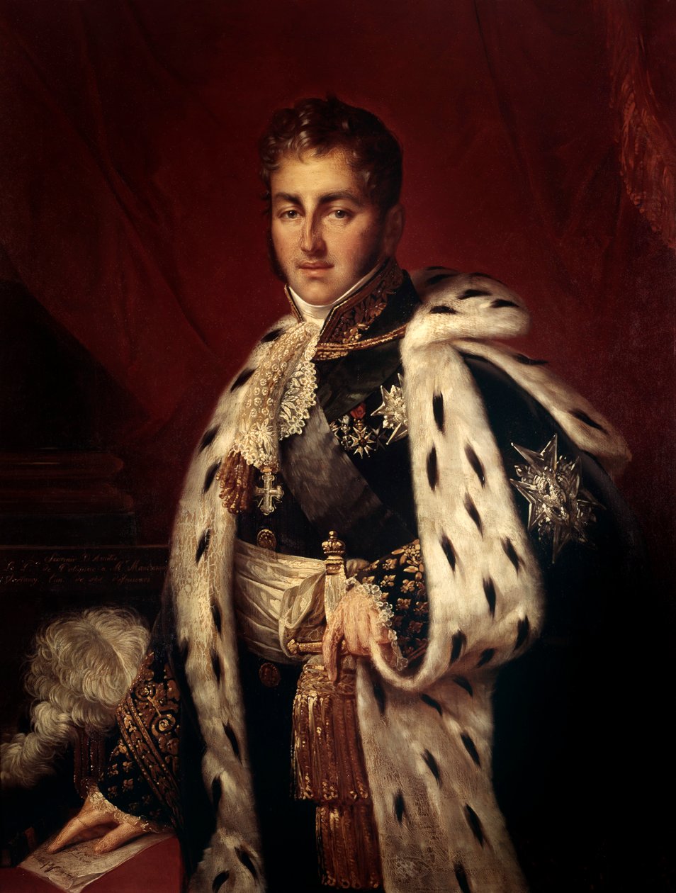 Porträtt av Jules de Polignac av Baron François Pascal Simon Gérard
