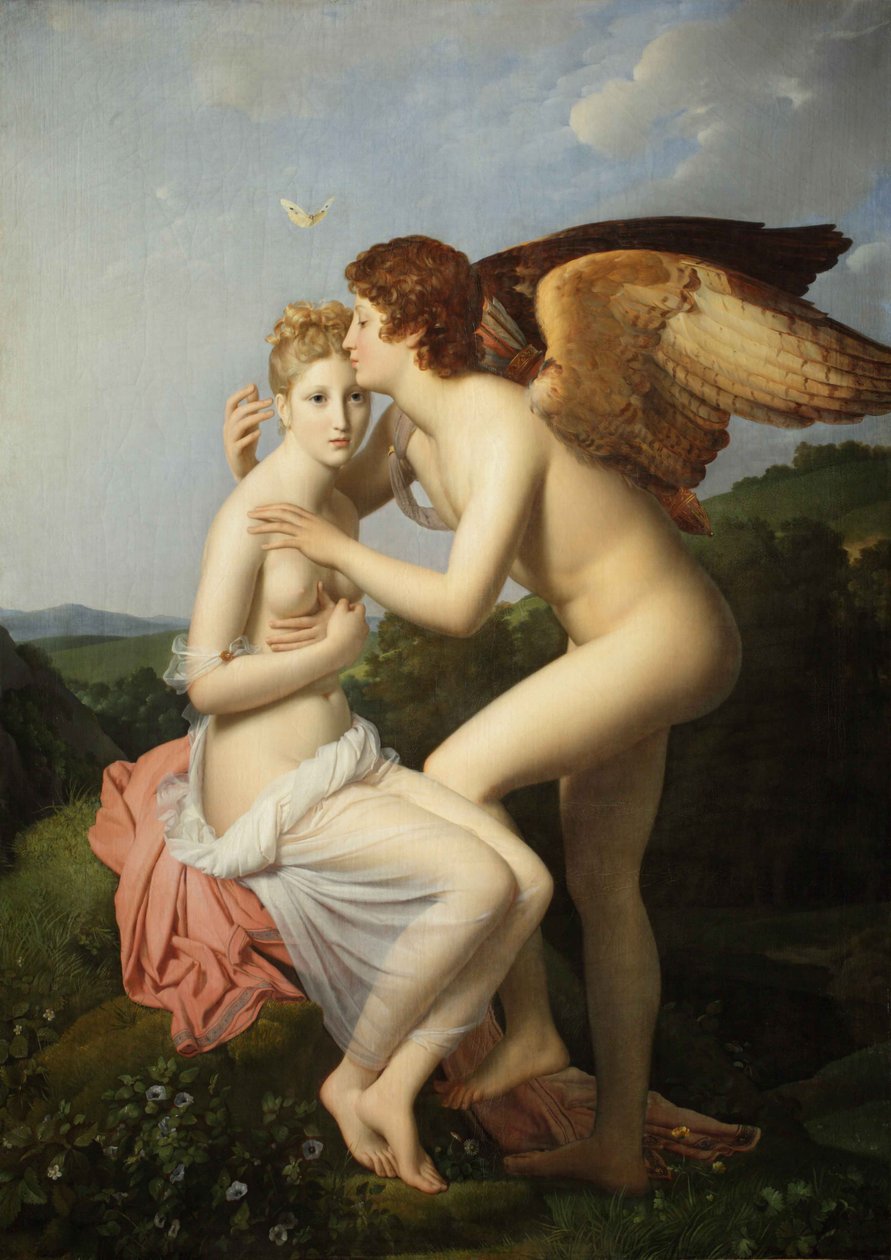 Amor och Psyche av Francois Pascal Simon Gerard