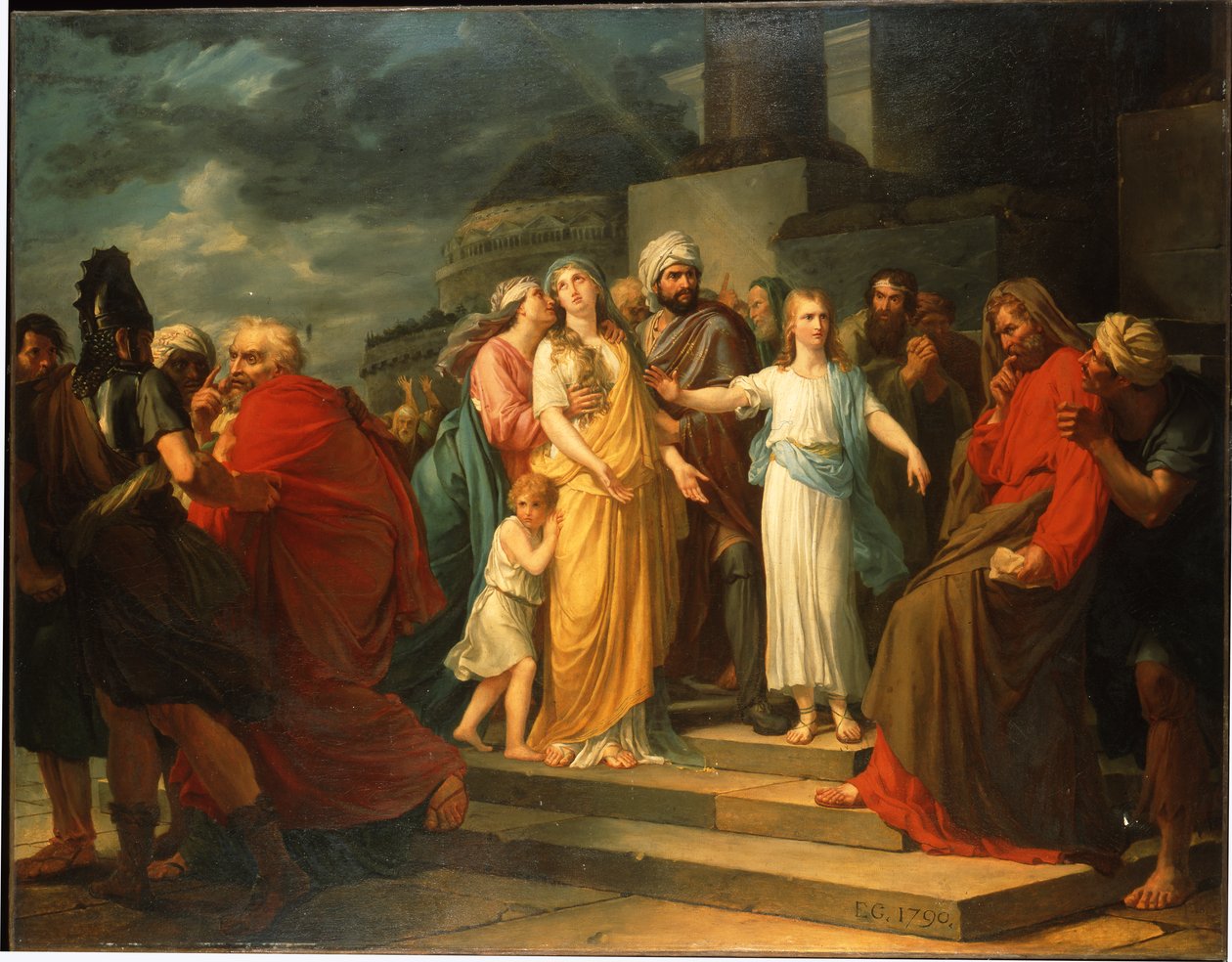 Daniel bevisar Susannas oskuld av Francois Pascal Simon Gerard