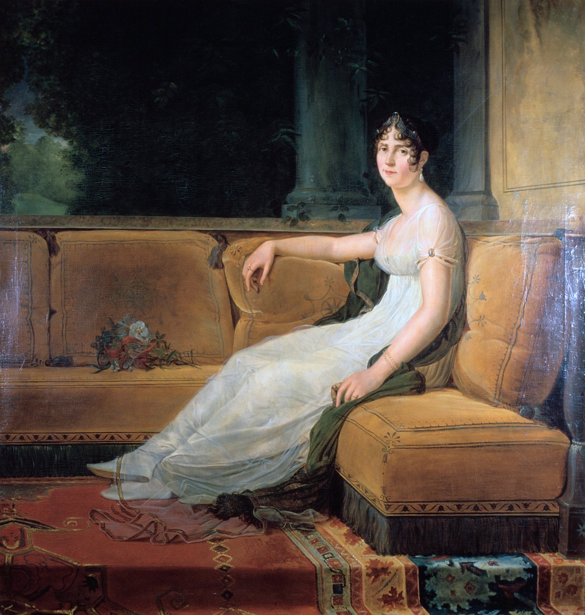 Kejsarinnan Josephine i Malmaison, c1801. av Francois Pascal Simon Gerard