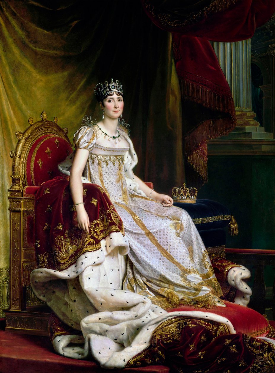 Joséphine de Beauharnais, Napoléon Bonapartes första fru 1763-1814 i kröningsdräkt, 1807-1808 av Francois Pascal Simon Gerard