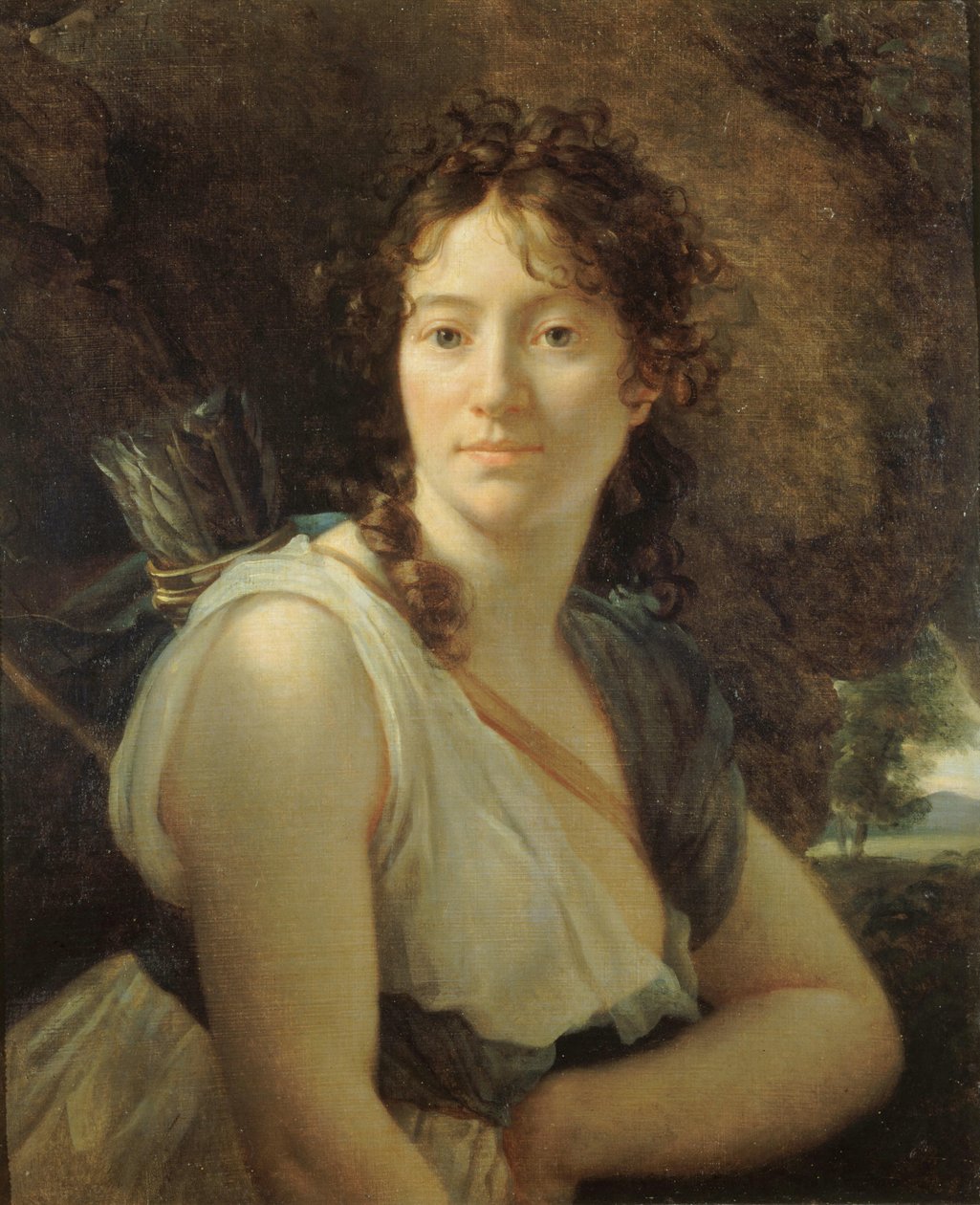 Porträtt av Catherine Josephine Duchesne 1777-1835, tidigt 1800-tal. av Francois Pascal Simon Gerard