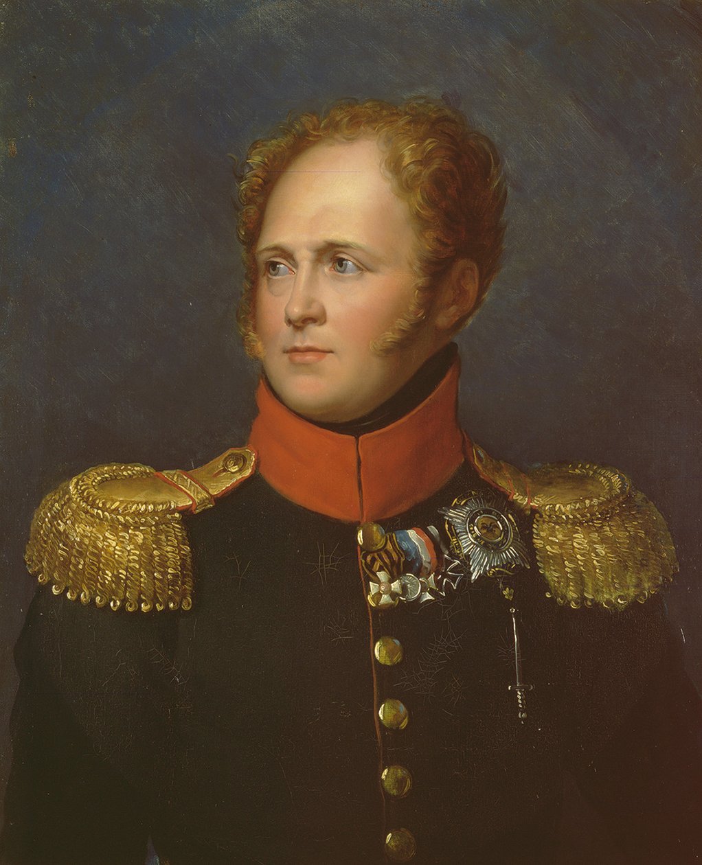 Porträtt av kejsar Alexander I 1777-1825, ca 1814 av Francois Pascal Simon Gerard