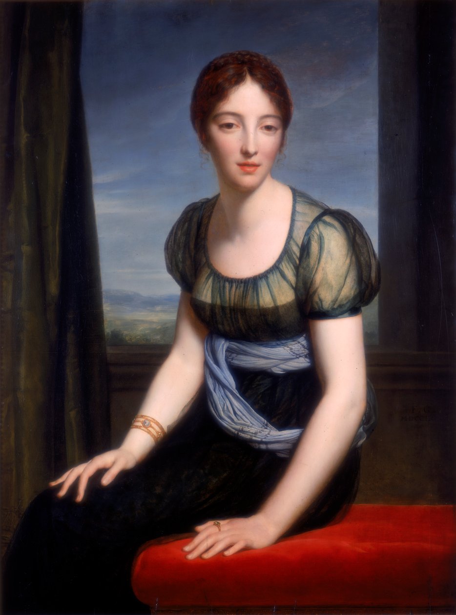 Porträtt av Madame Regnault de Saint-Jean d